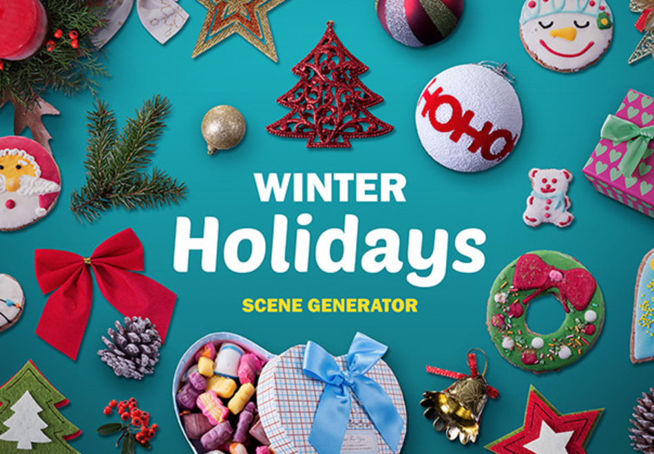 Winter Holidays Scene Generator
