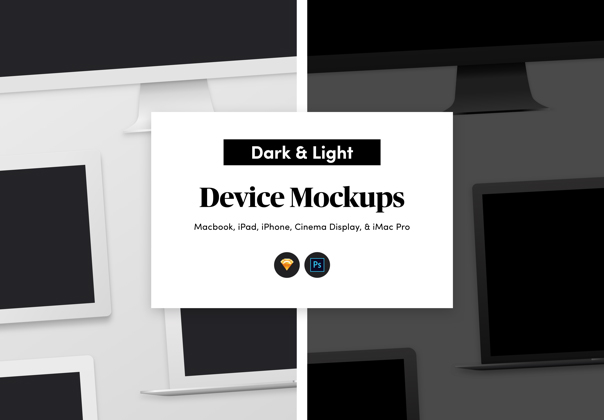 Dark & Light Device Mockups
