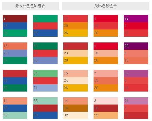 设计中的配色方案与色标