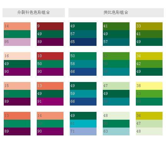 设计中的配色方案与色标
