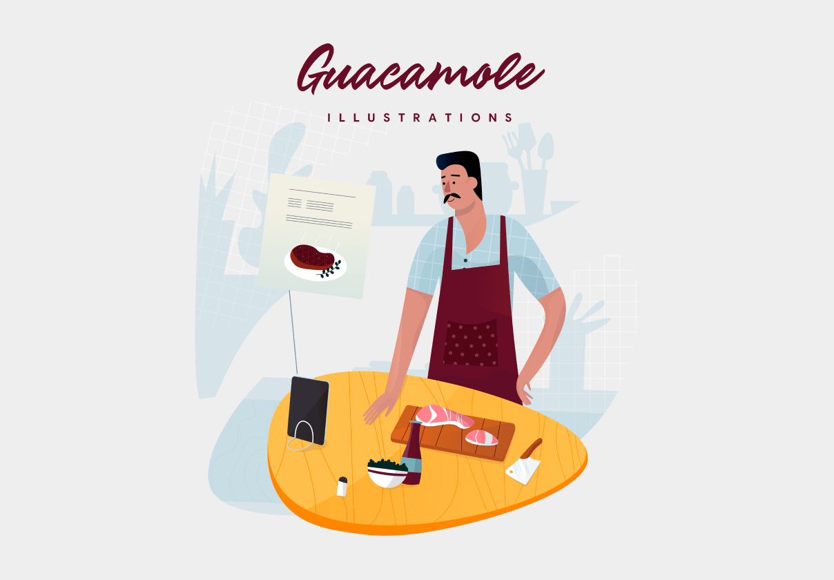 Guacamole Illustrations