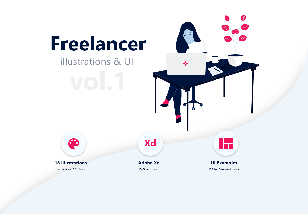 Freelancer Illustration Pack Vol 01