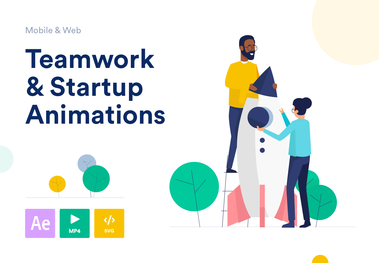 Teamwork & Startup Animations