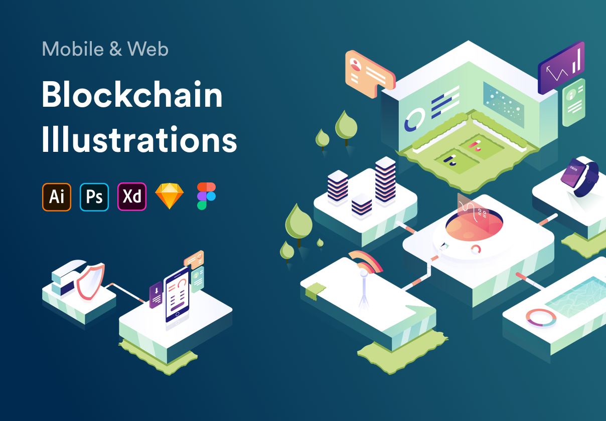 Blockchain Illustrations