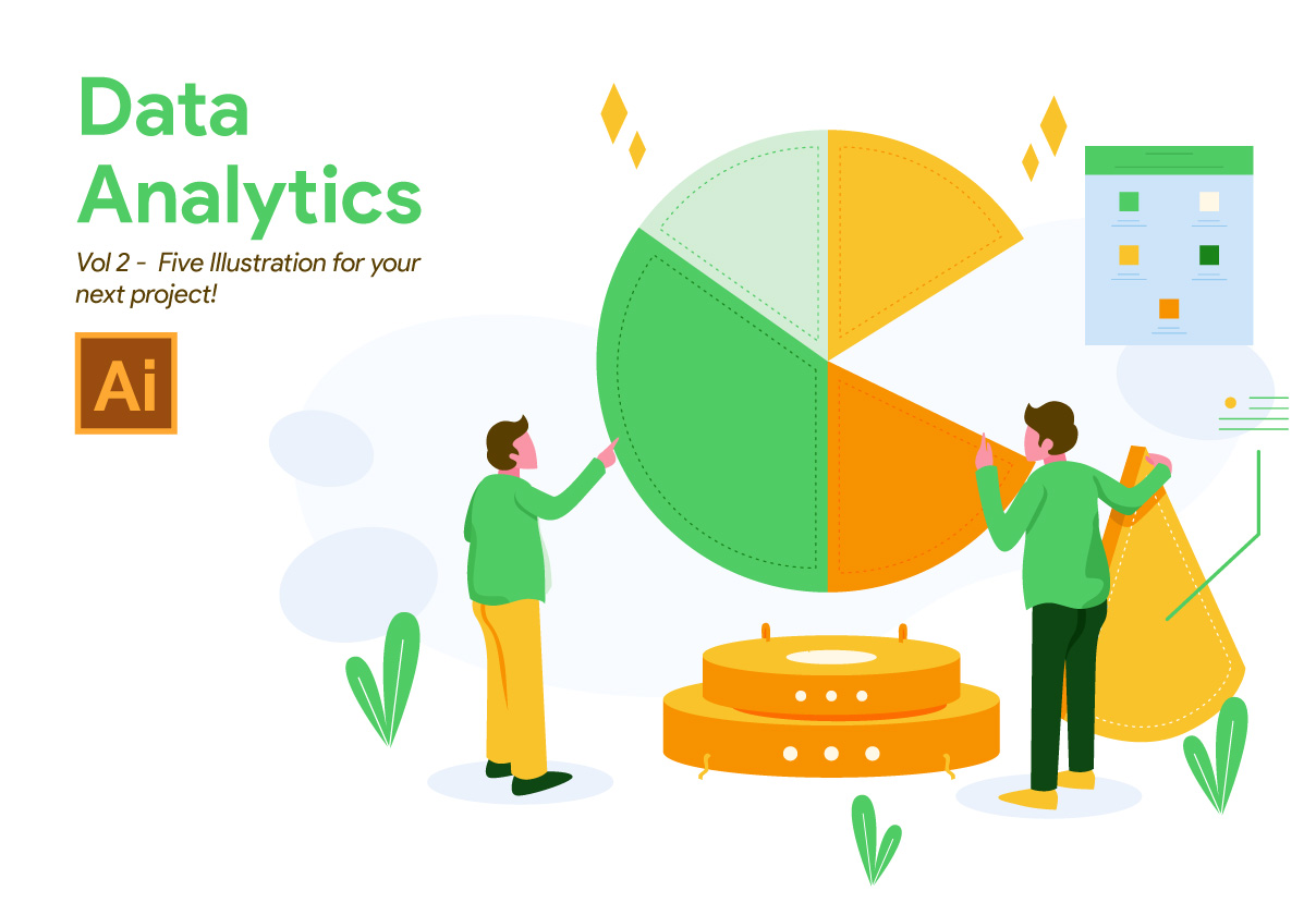 Data Analytics Illustration Vol 2
