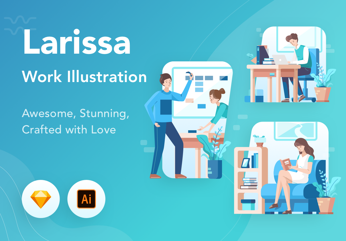 Larissa : Work Illustration