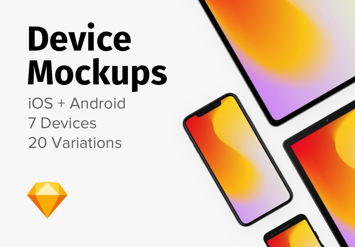 Device Mockups for iOS + Android