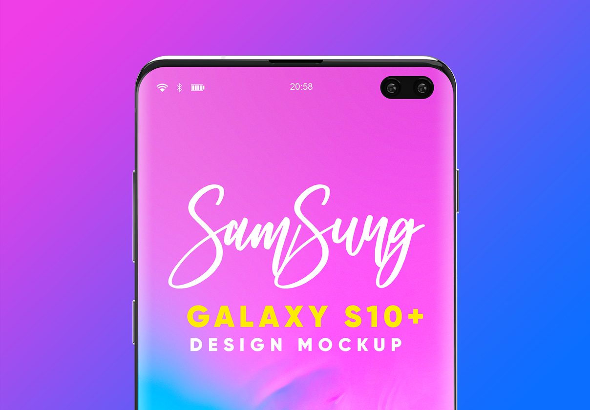 Samsung Galaxy S10 Design Mockup 1