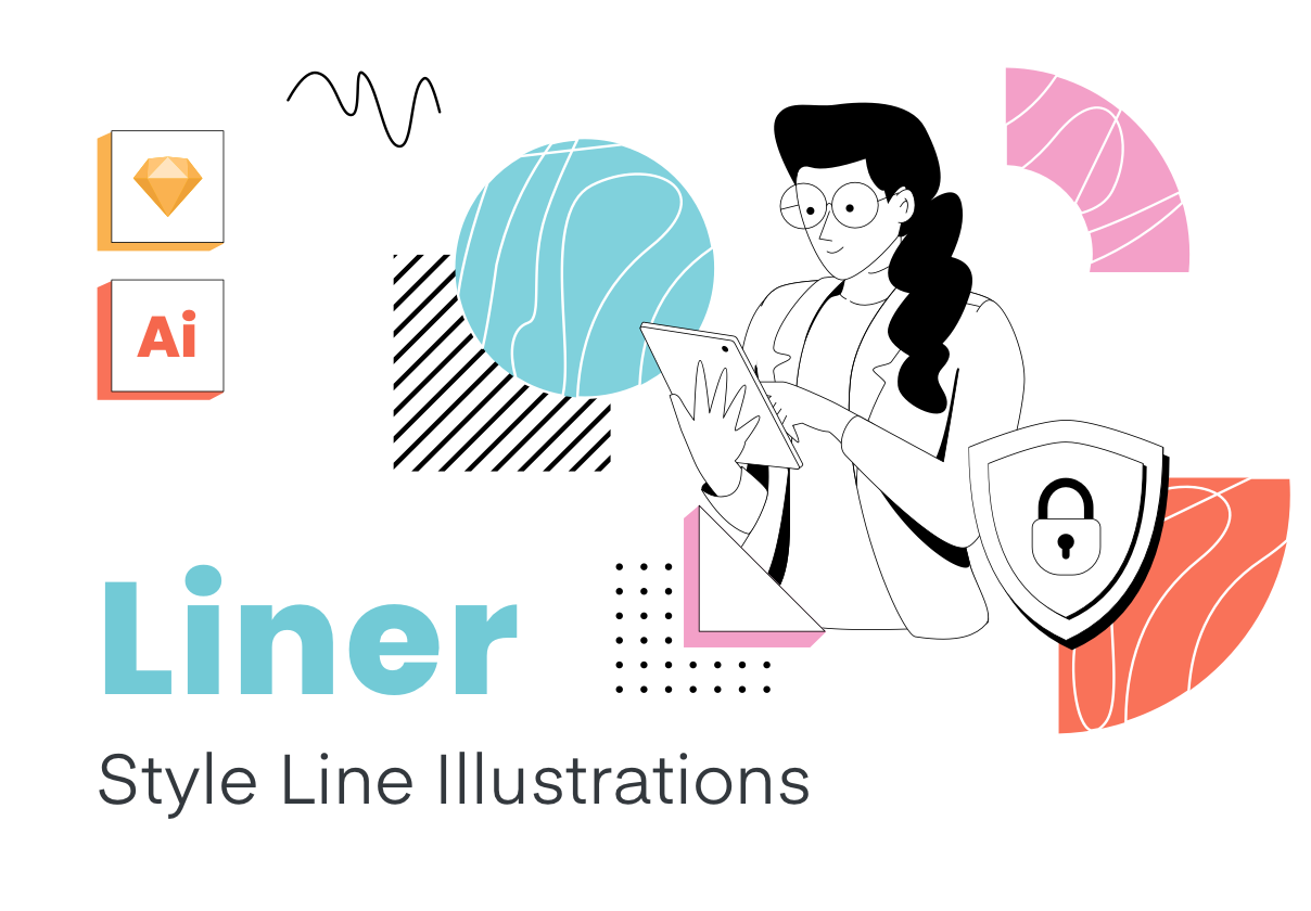 Liner – Line Style Illustration
