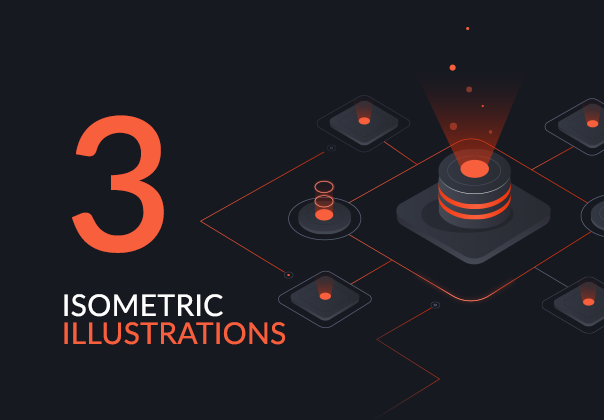 3 Isometric Illustrations