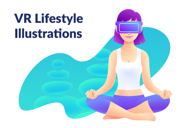 VR Lifestyle Illustrations