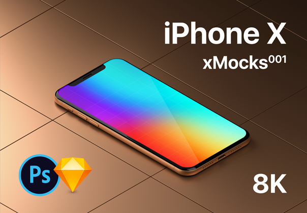 8K iPhone X xMocks 001