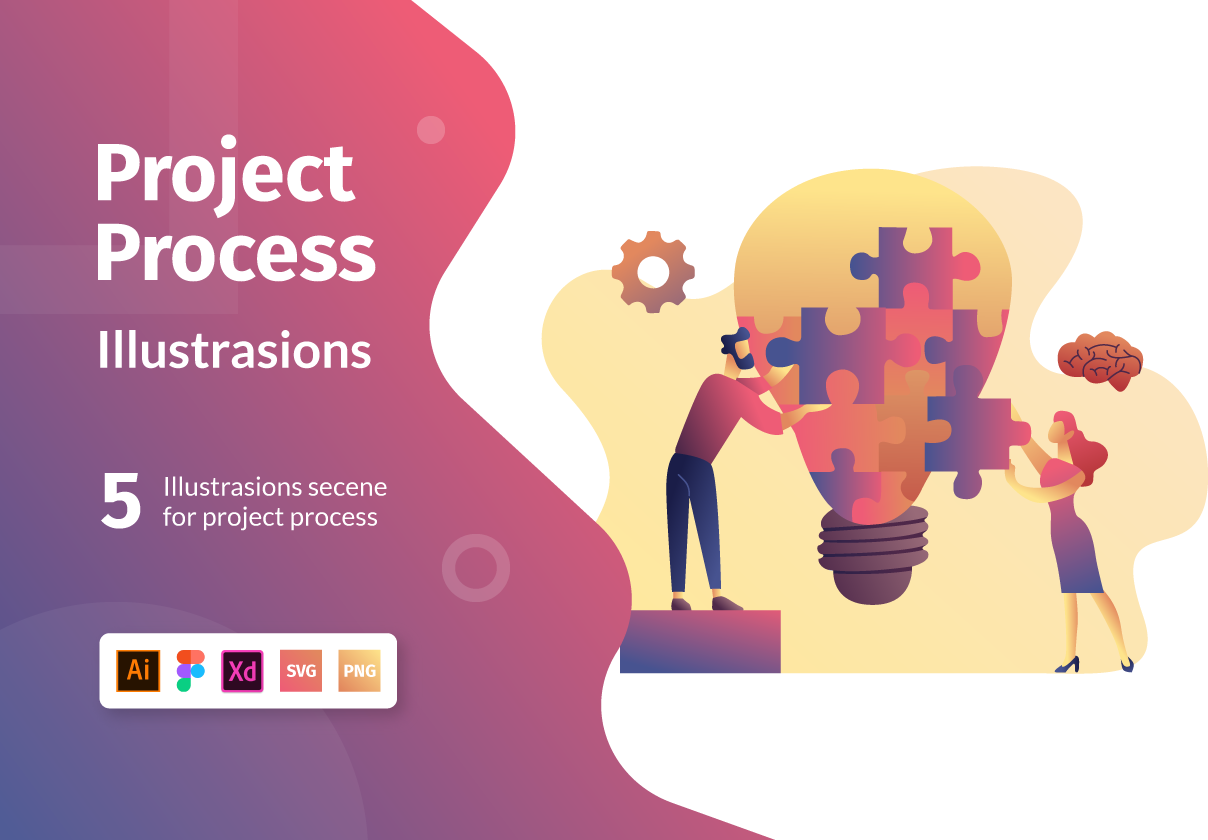 Project Process Illsutrasion