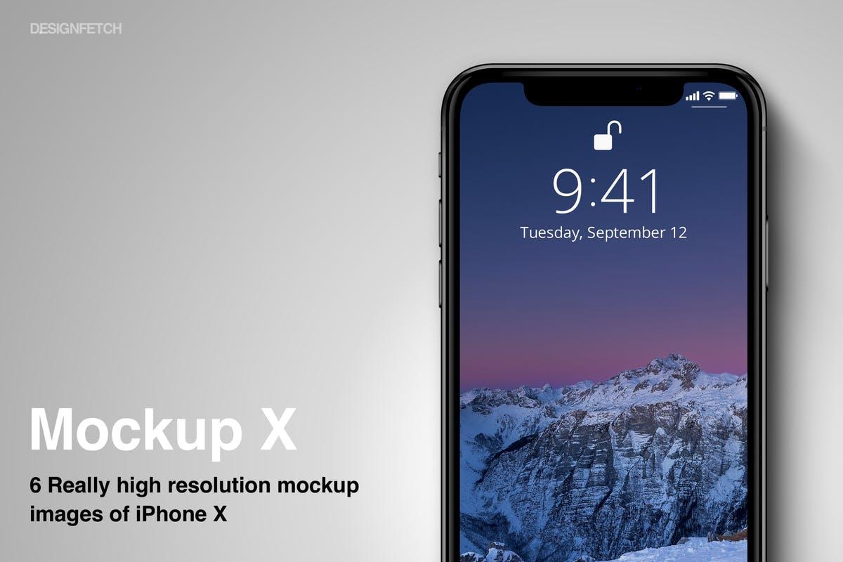 Iphone X设备ui设计展示样机模板mockups Iphone X 设计森林planforest