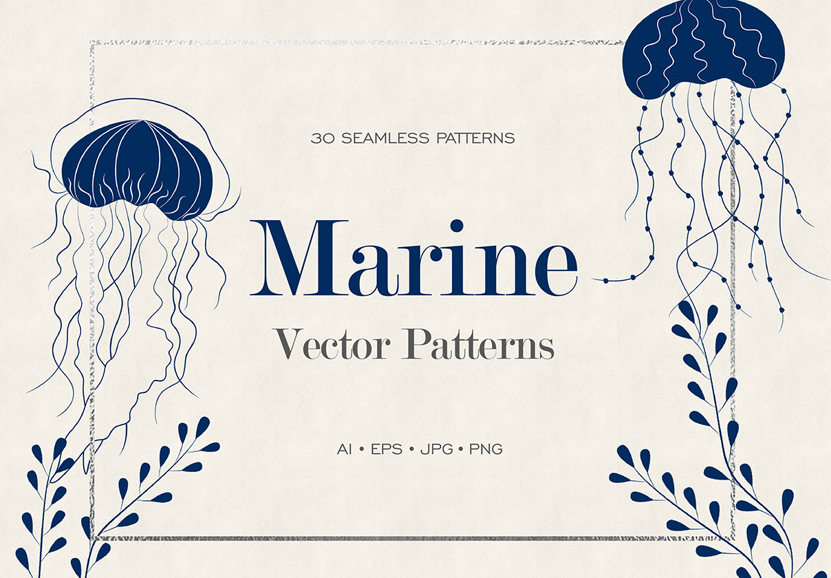 Marine Vector Patterns