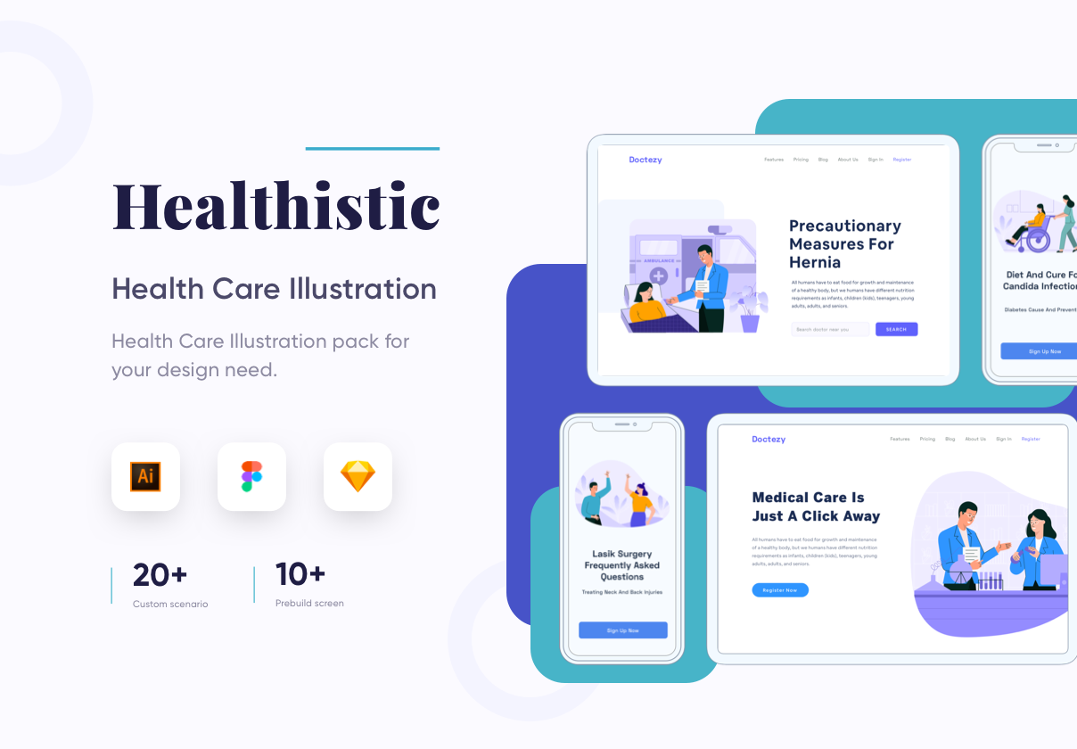 Healthisthic – Healthcare Illustration