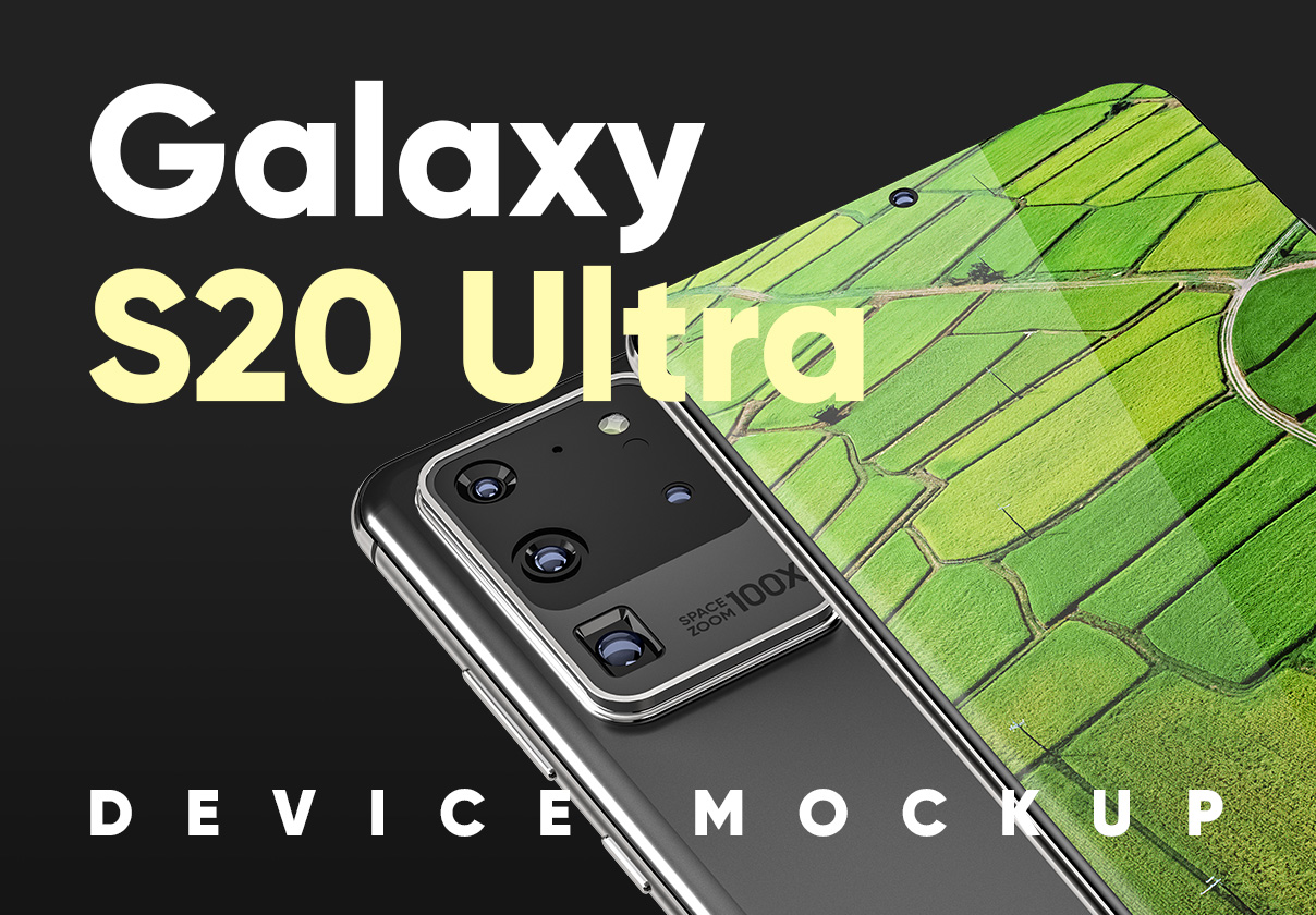 Galaxy S20 Ultra Device Mockup