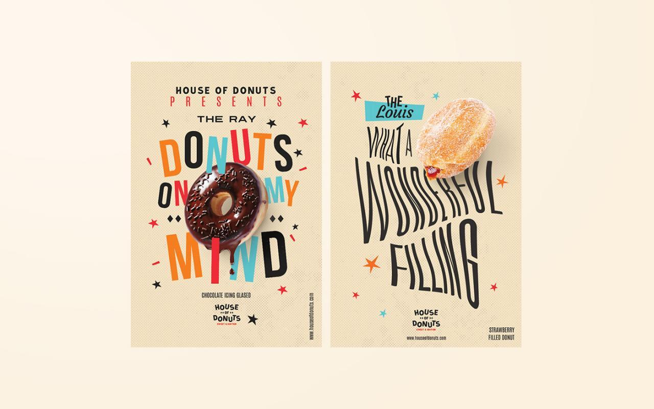 House of Donuts甜甜圈品牌VI设计