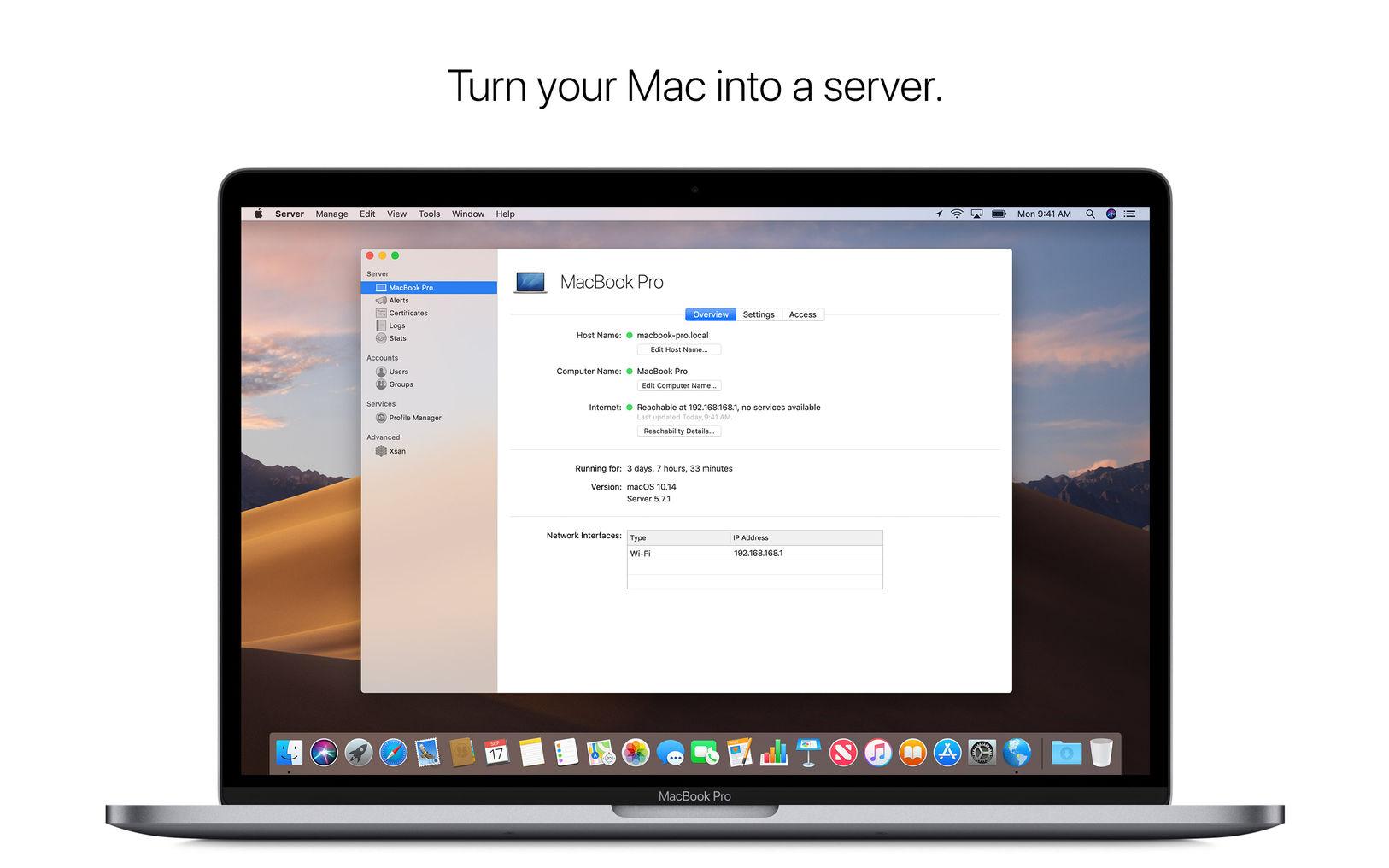 macOS Server 5.8