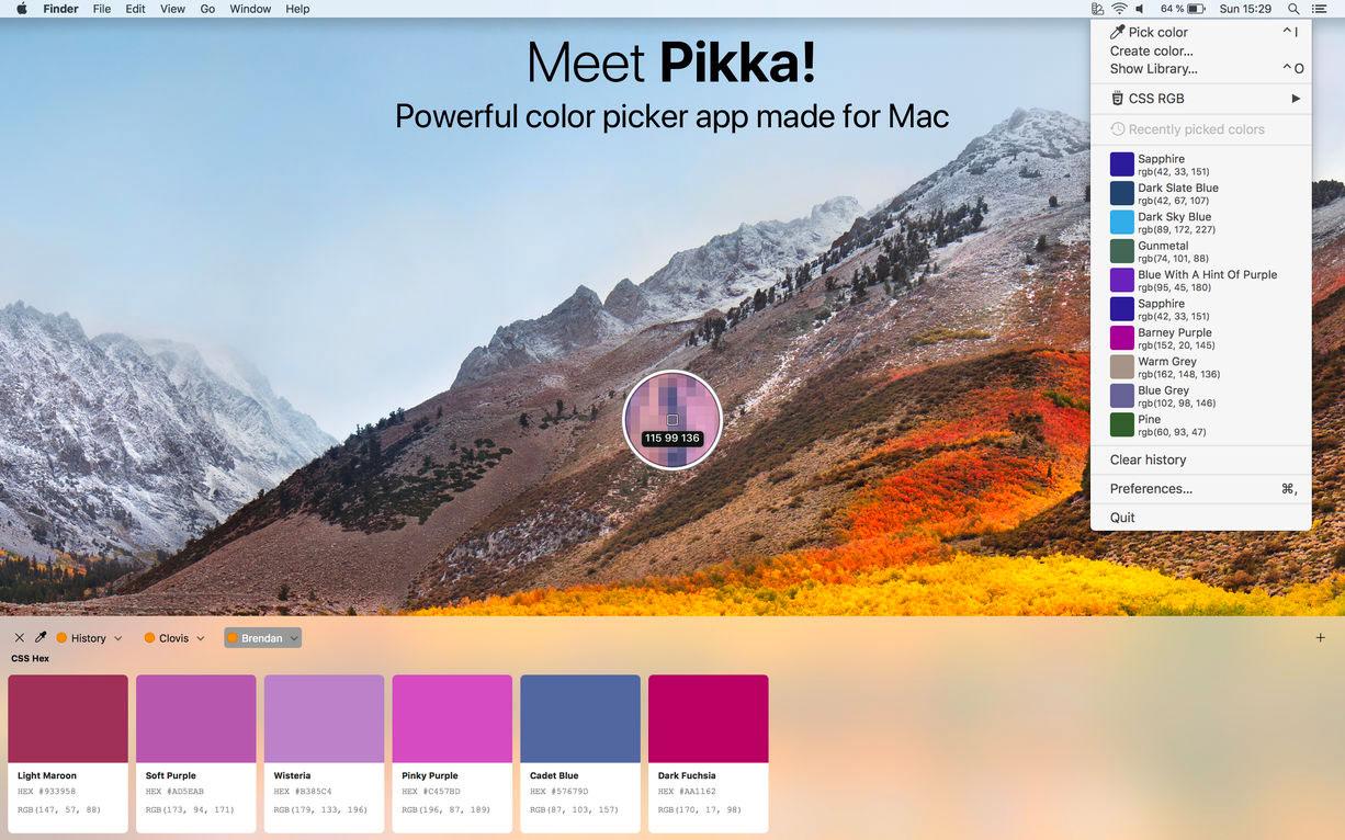 Pikka2.0 – 设计师必备超级设计配色吸色工具