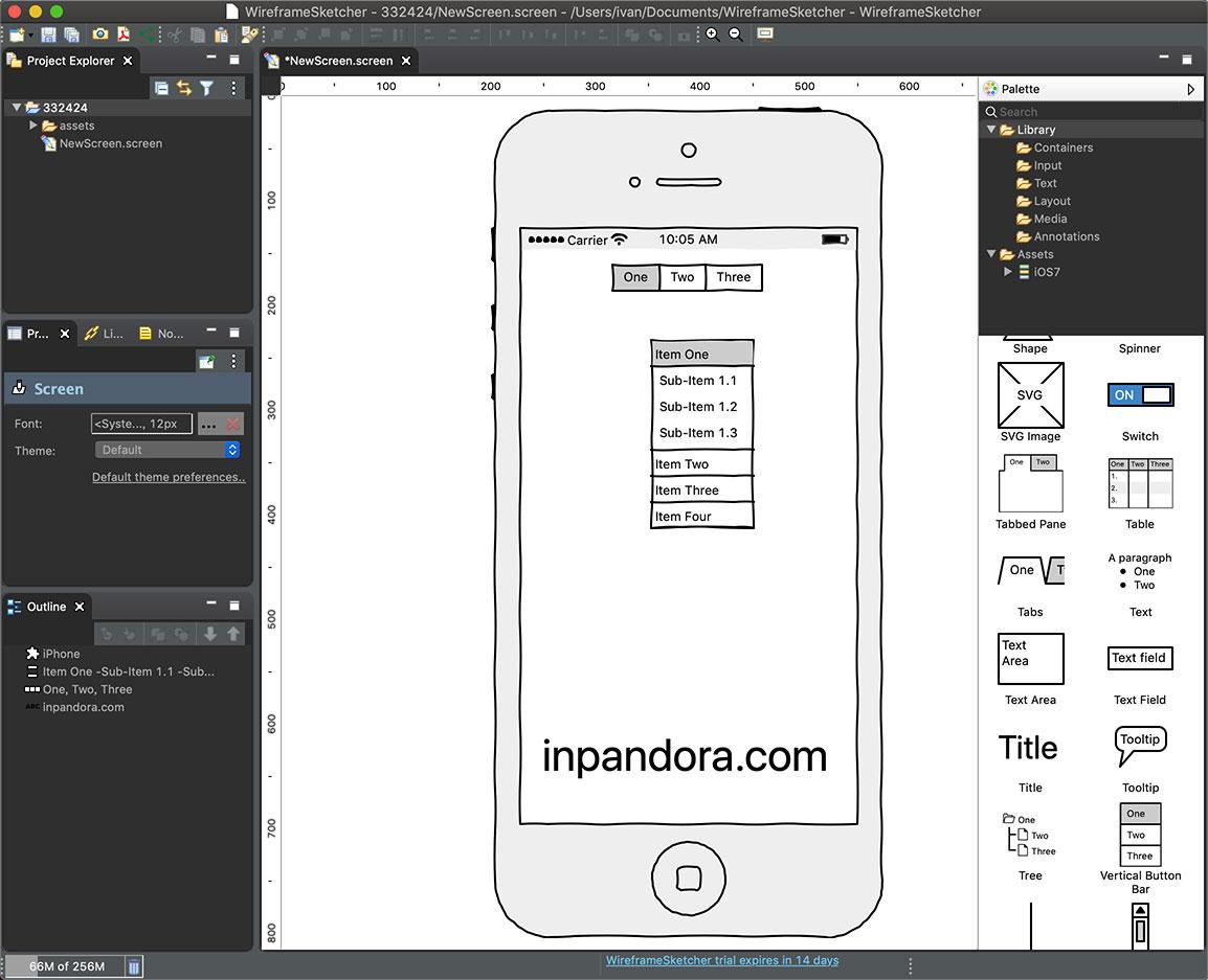 WireframeSketcher 6.2.1 - 快速线框图工具