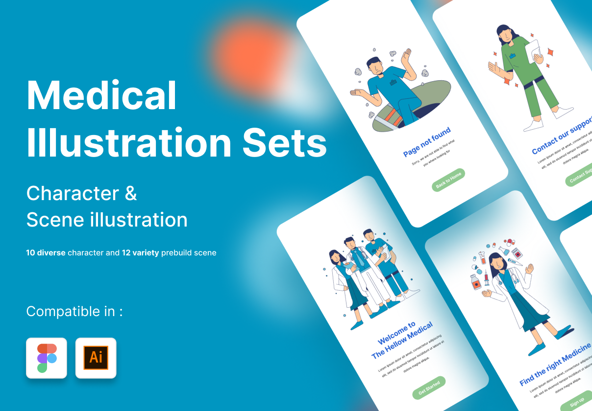 Medical Illustration Sets