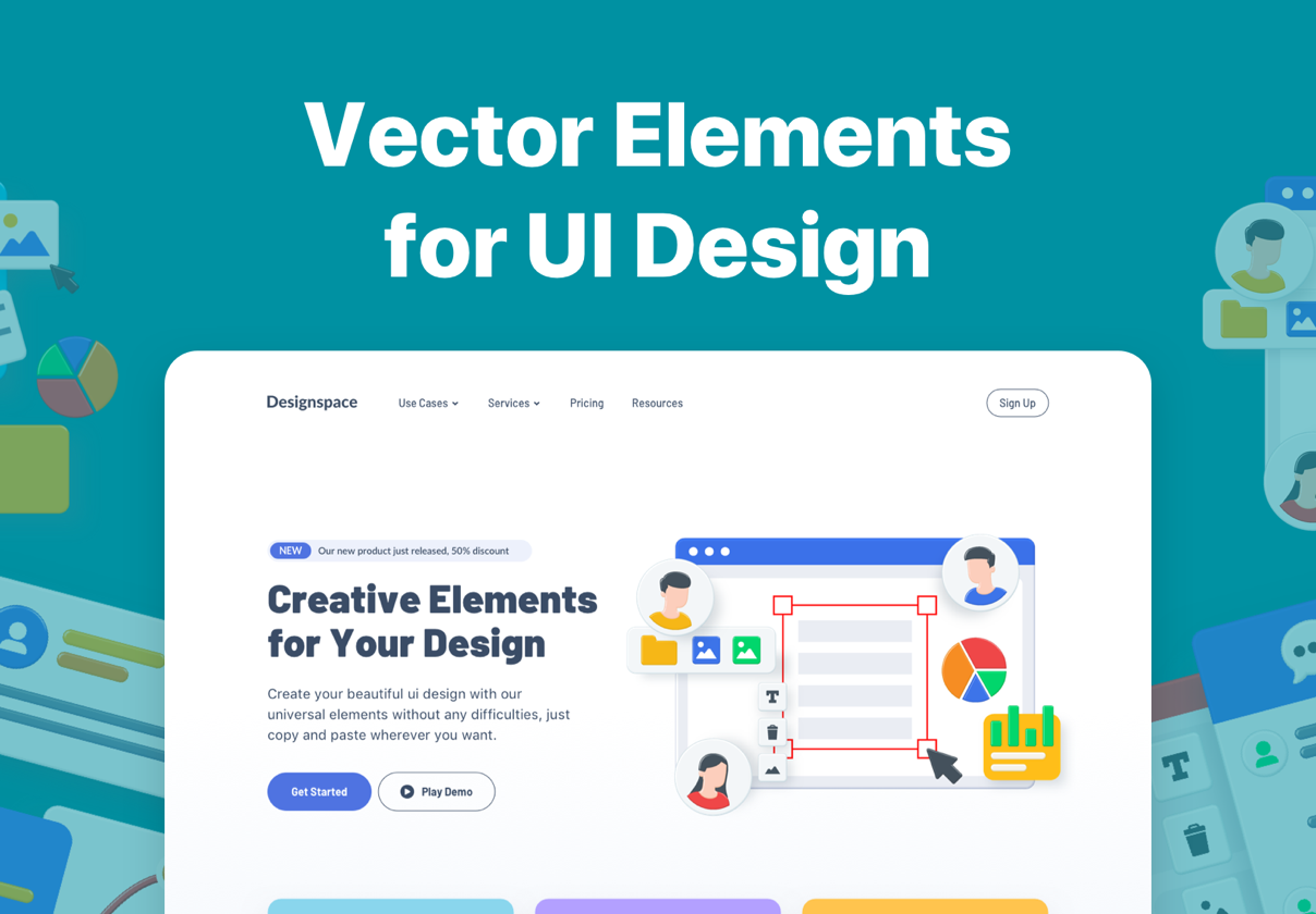 Vector Elements for UI Design