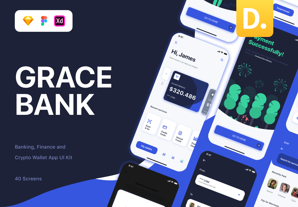 Grace – Banking App UI Kit