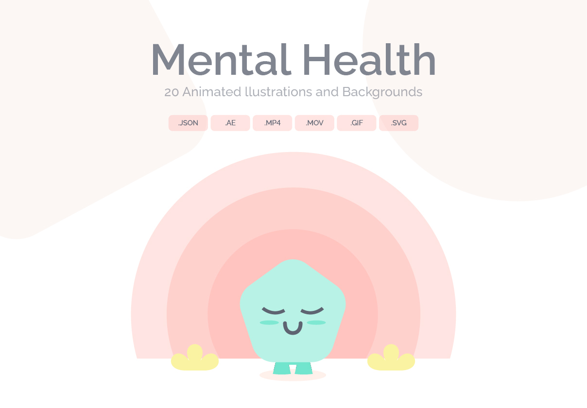 Mental Health Animated Illustration