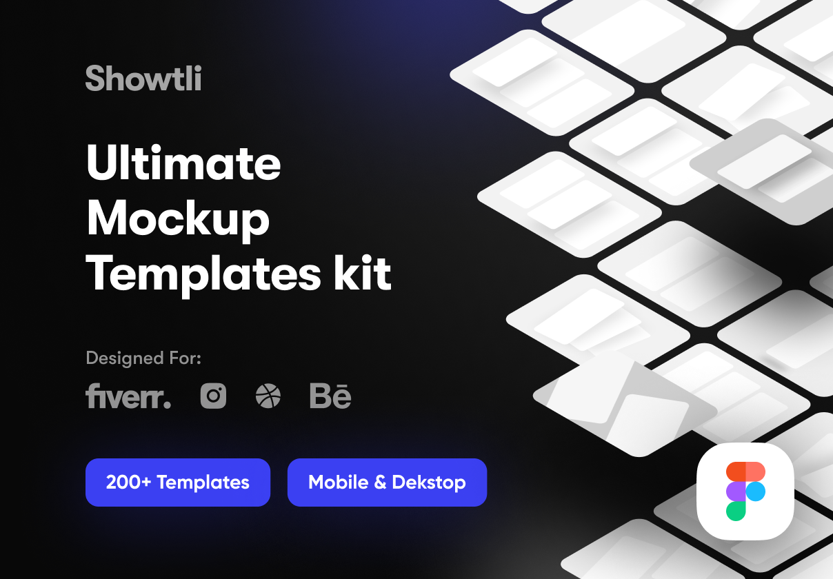 Showtli – Ultimate Smart Mockup Templates Kit