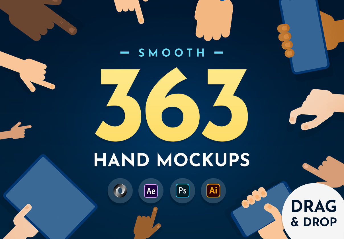 Smooth Hand Mockups