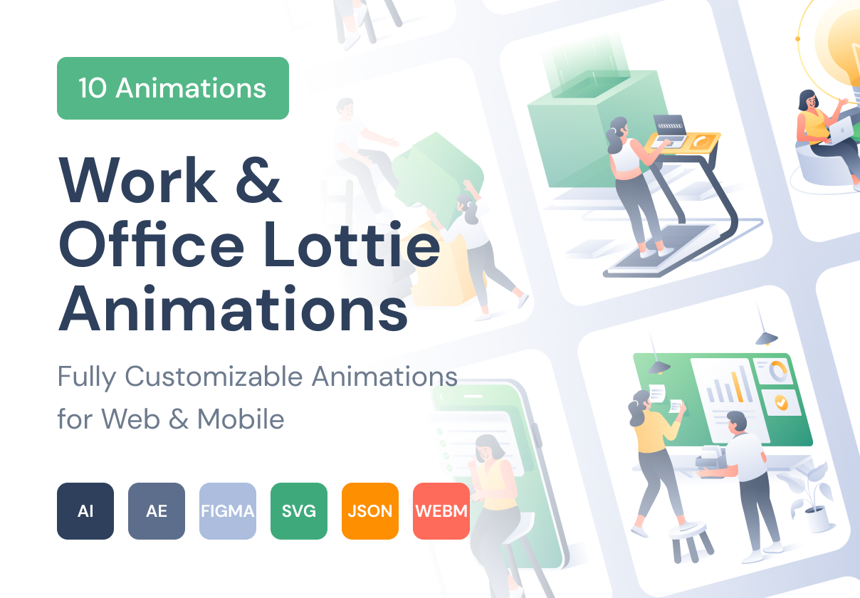 Work and Office Lottie Animations