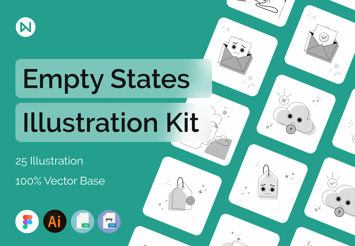 Empty State Illustration Kit