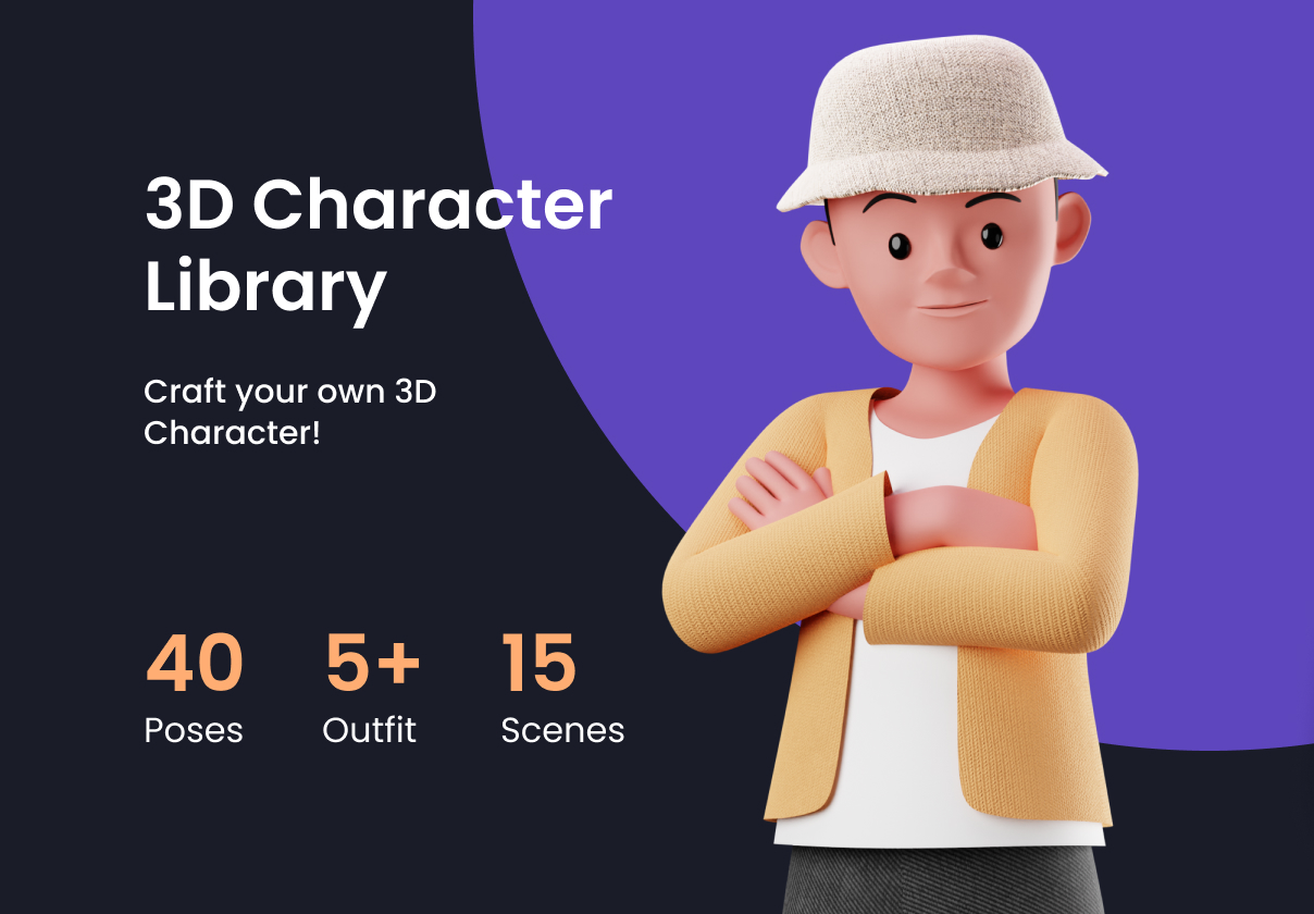 3D Character Library