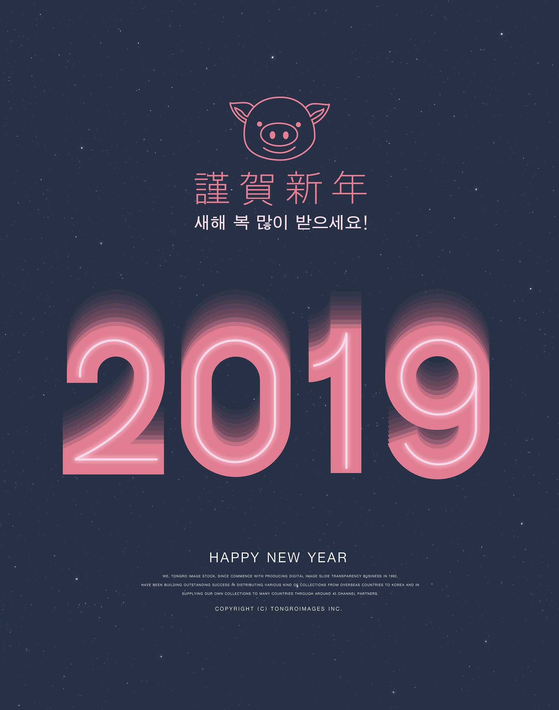富贵的春节新年猪年红包矢量素材[Ai]