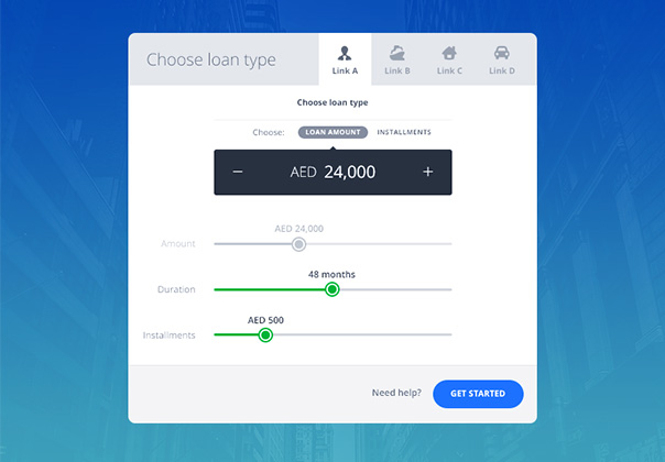 Bank Widget