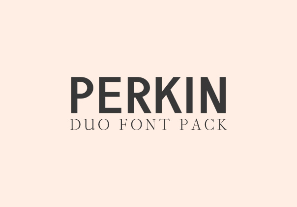 Perkin Duo Font