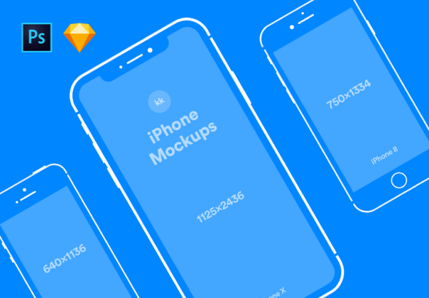iPhone Vector Mockups