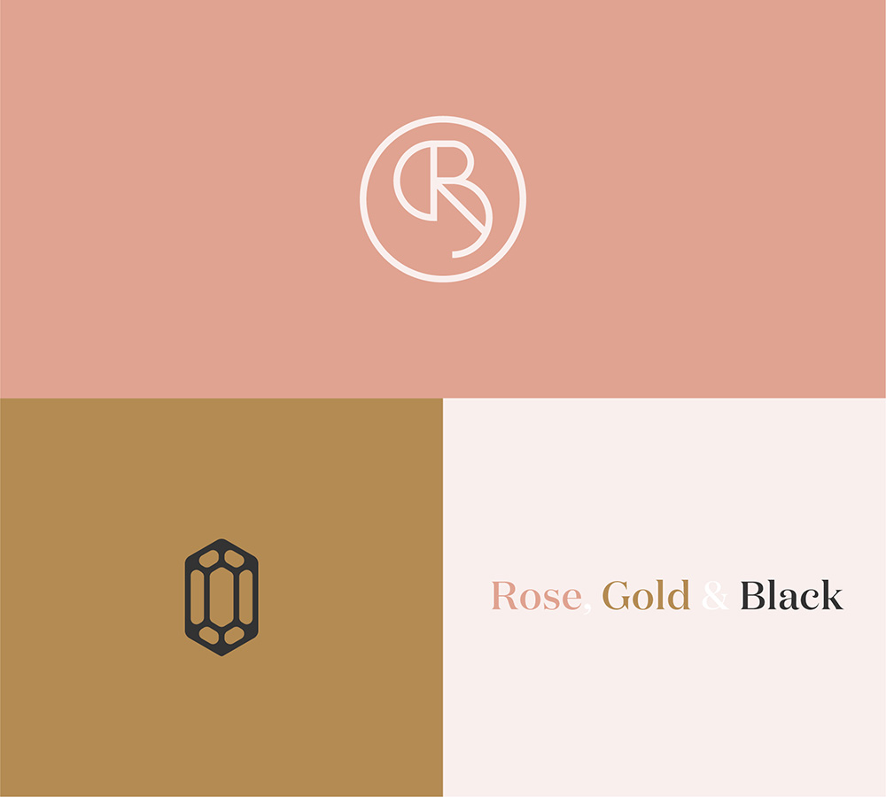 瑞典Rose Gold & Black首饰品牌设计