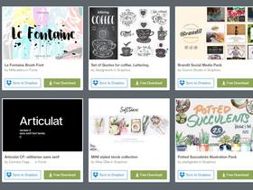 CreativeMarket网站本周免费资源打包下载20170605