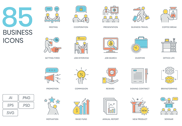 85 Business Icons