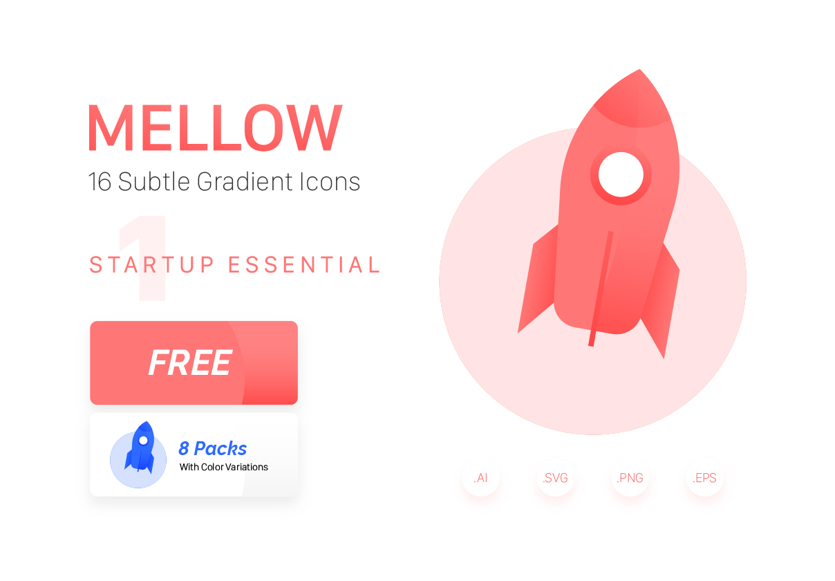 Mellow Icon Pack (1. Startup Essential)