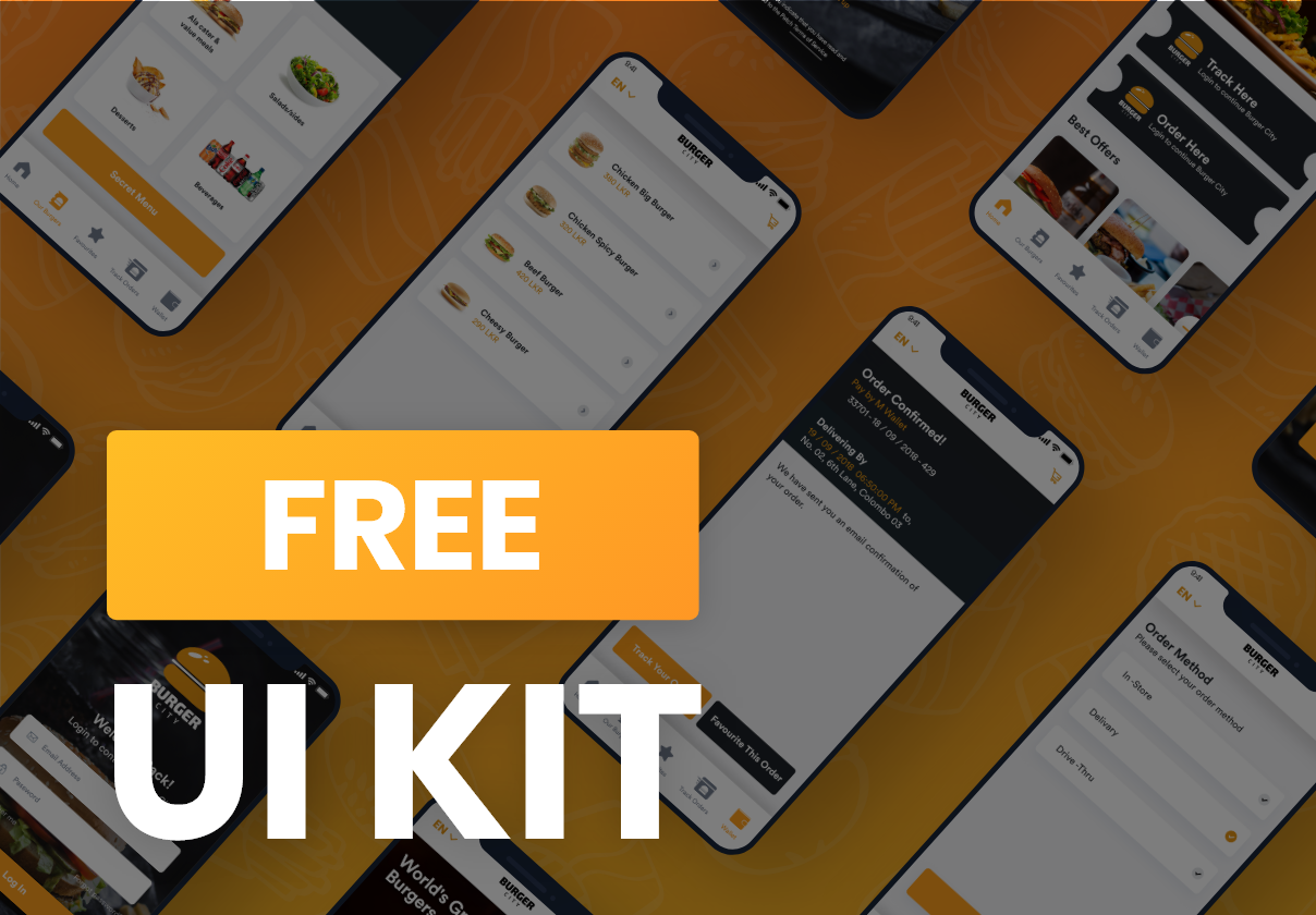 Burger City  UI kit