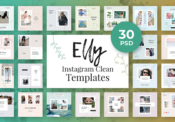 Elly Instagram Clean Templates