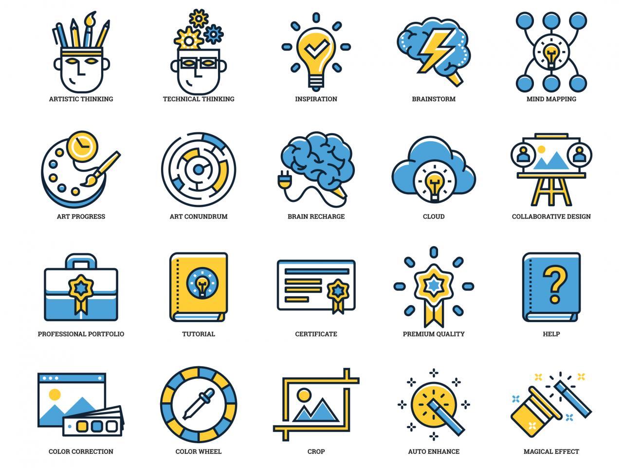 74 Design Icons-PlanForest 设计森林