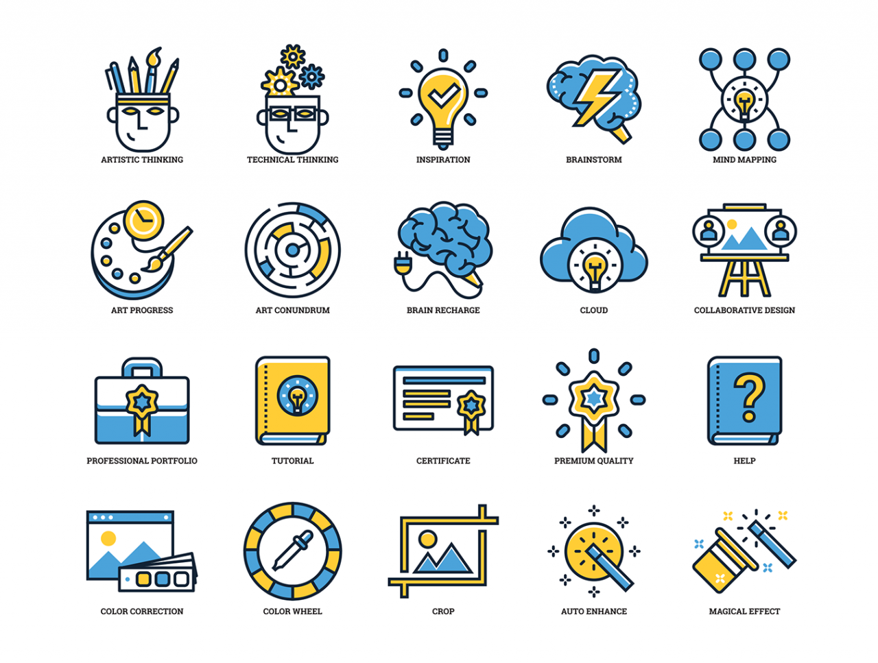 74 Design Icons-PlanForest 设计森林