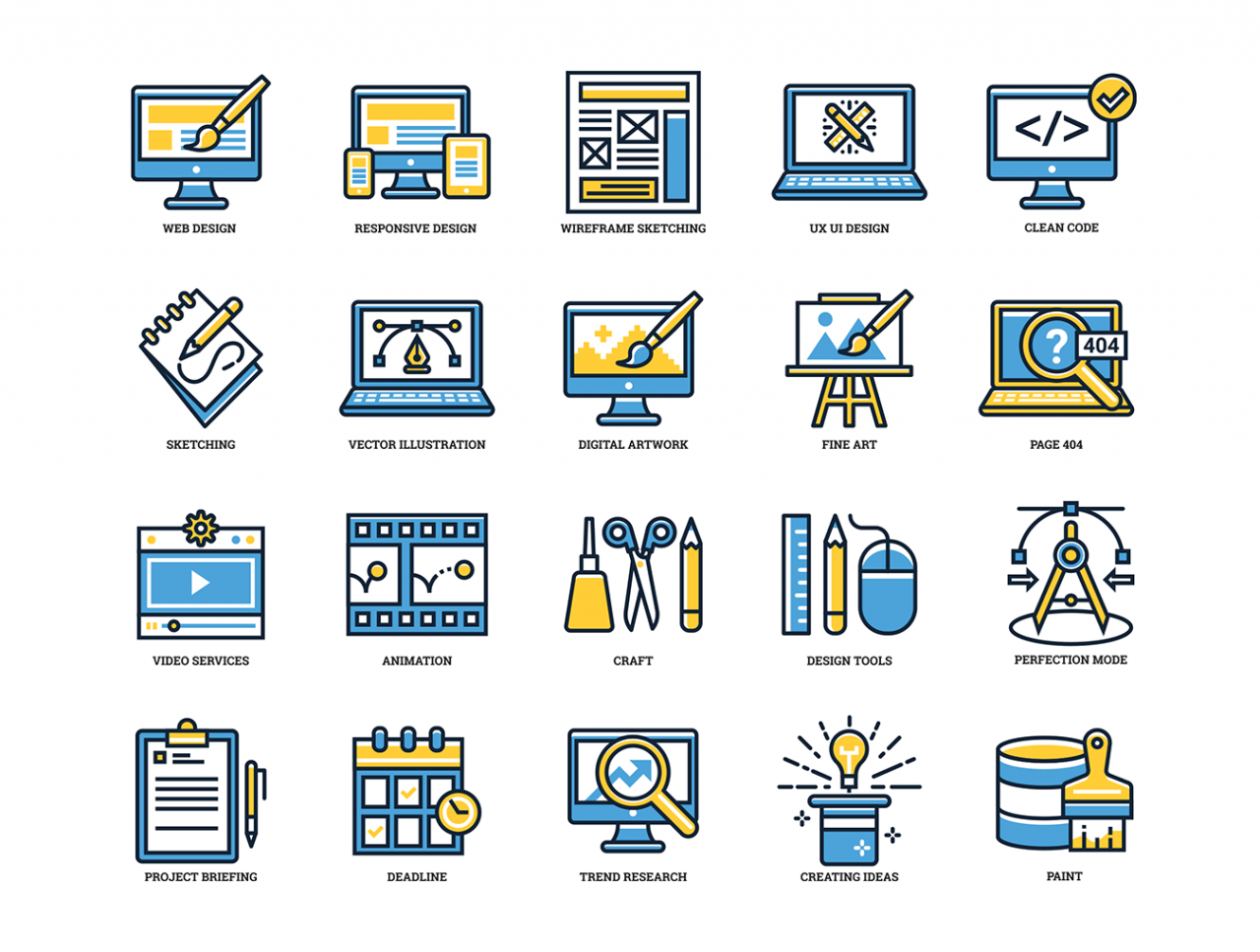74 Design Icons-PlanForest 设计森林