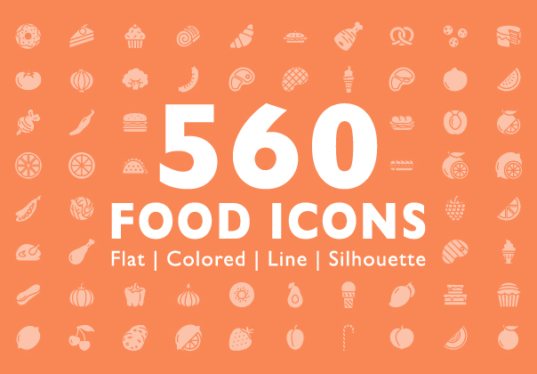 560 Food Icons