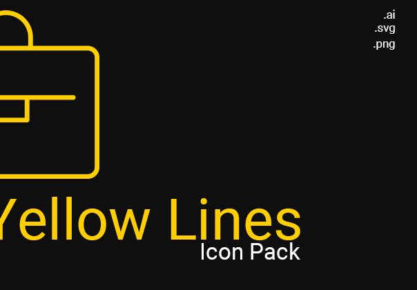 Yellow Lines Icons