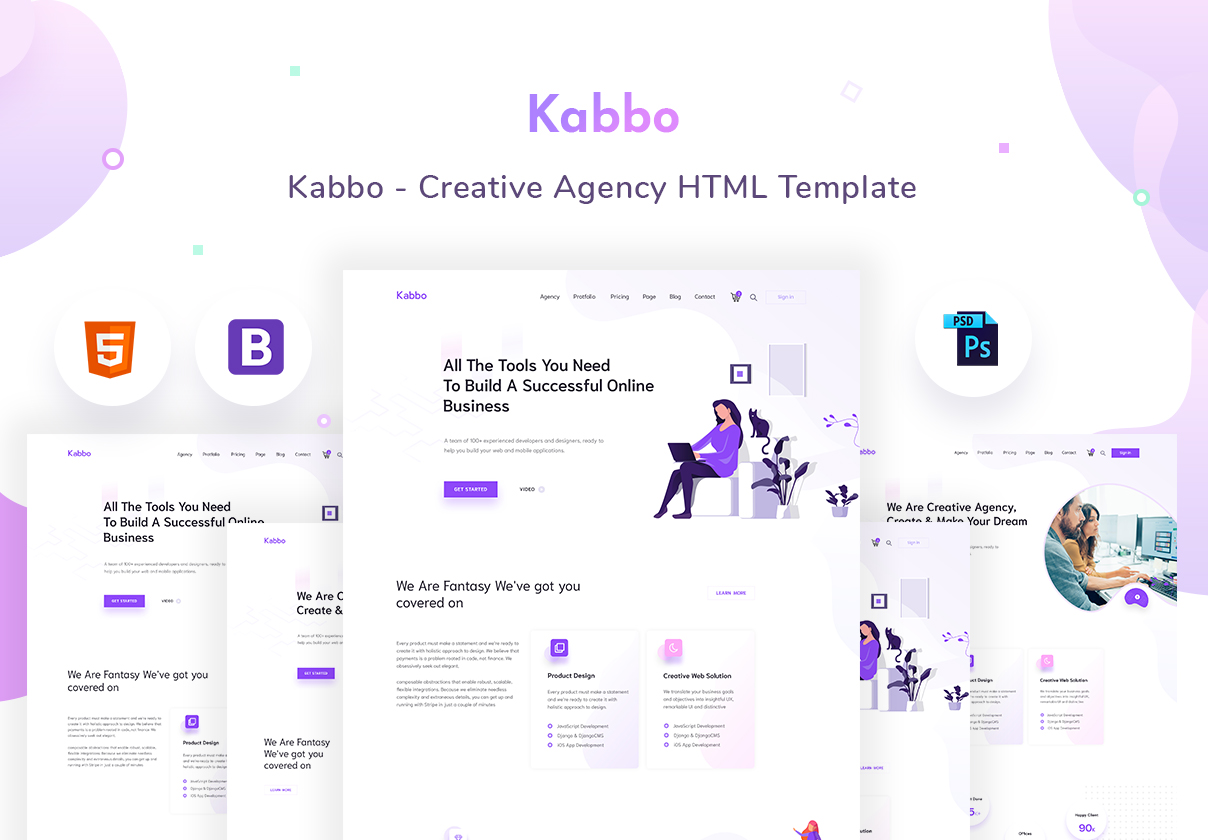 Kabbo – Creative Agency HTML Template
